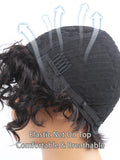 Human Hair Short Pixie Cut Wigs for Women Wear and Go Glueless Wigs Side Bangs 101