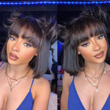 True Scalp Bang Bob Wig