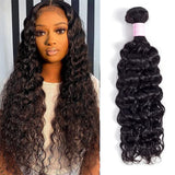 Water Wave 1 Bundle Human Hair Bundles Natural Color 100g/bundle