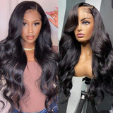 YUZHU 360 HD Lace Body Wave 18-24 Inches Human Hair Frontal Wig