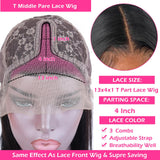 YUZHU Kinky Curly BOB 13x1 T Part Lace Front Human Hair Wigs Human Hair Wigs for Black Women