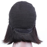 Short Bob Wigs Natural/P427/Red Colors Straight Human Hair Wigs With Bangs 100% Remy Human Hair Wigs